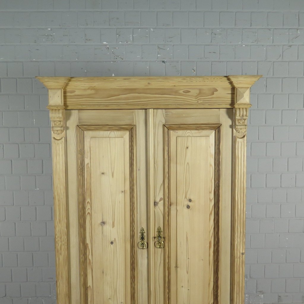 Schrank Kleiderschrank Gründerzeit 1880 Kiefer