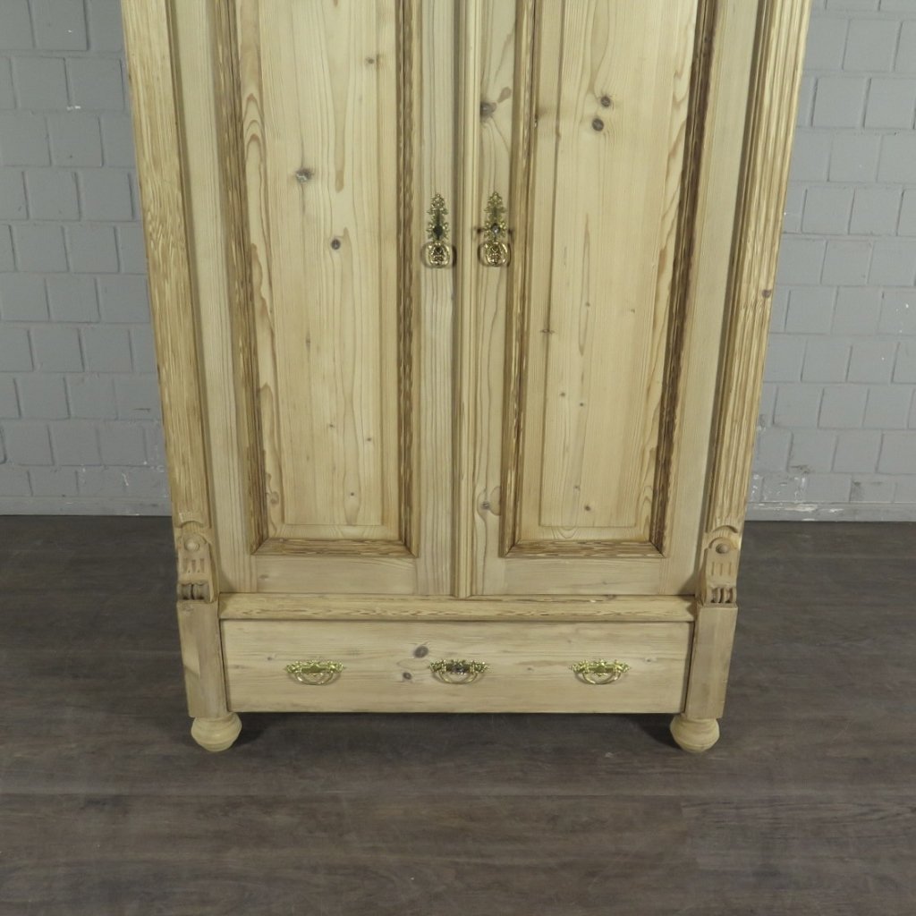 Schrank Kleiderschrank Gründerzeit 1880 Kiefer