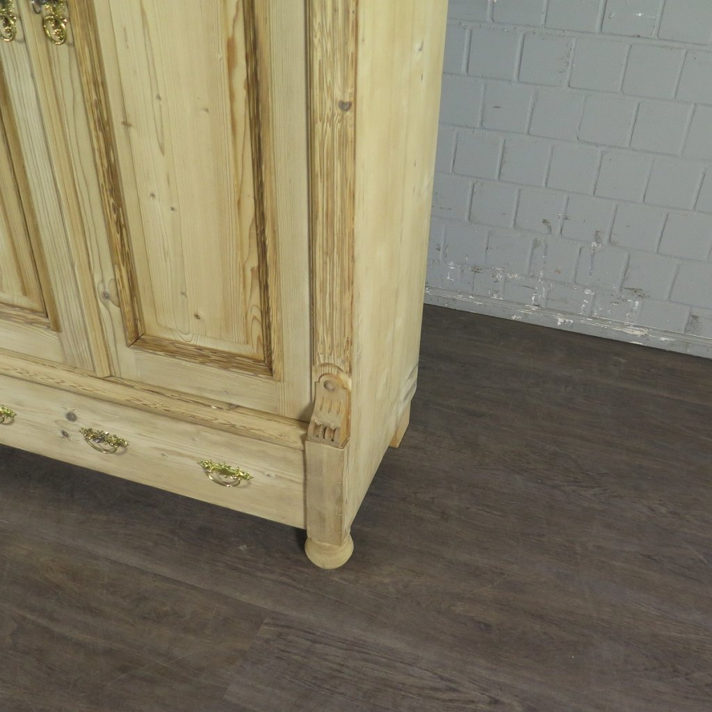 Schrank Kleiderschrank Gründerzeit 1880 Kiefer
