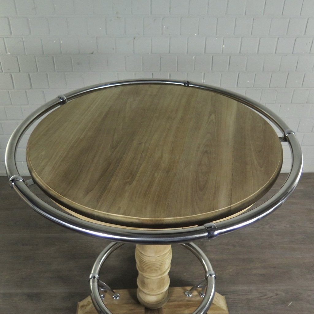 Stehtisch Teakholz Ø 1,09 m