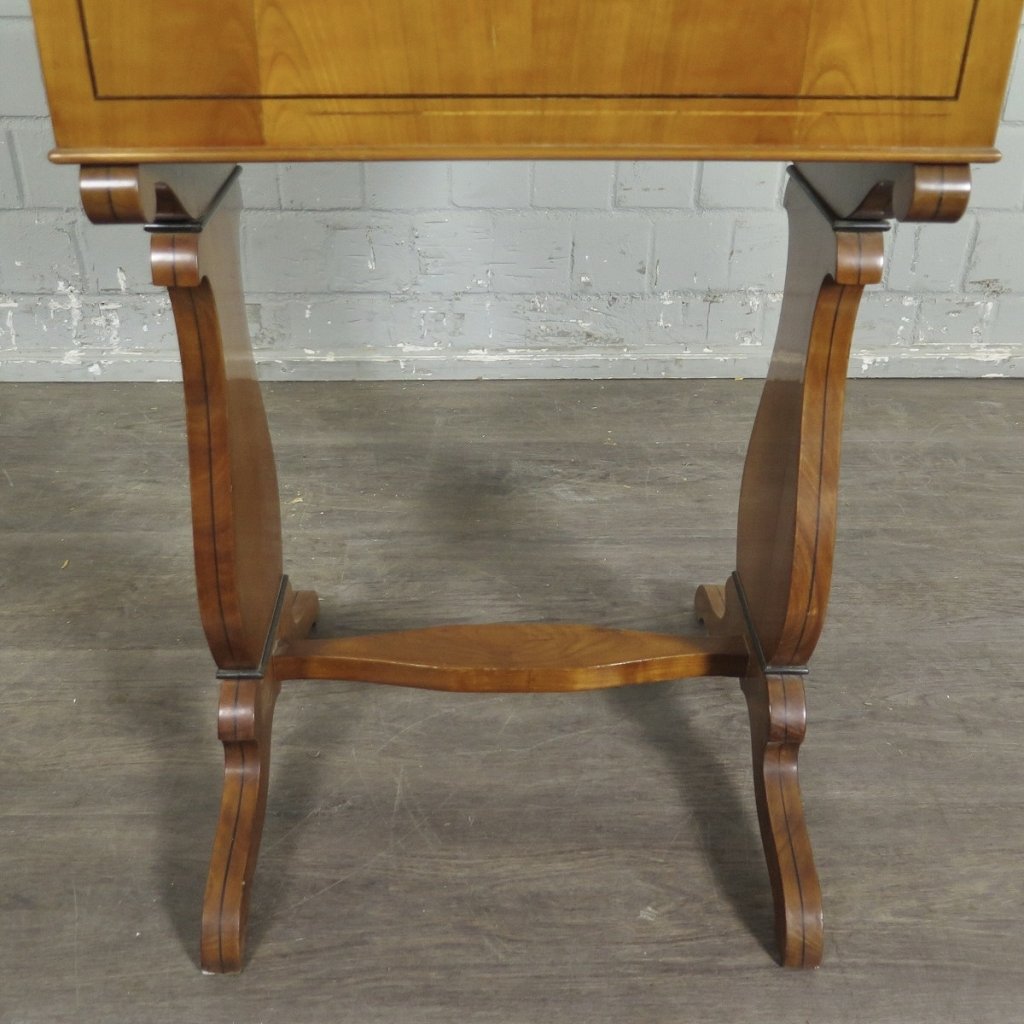 Nähtisch Biedermeier 1840 Kirschbaum
