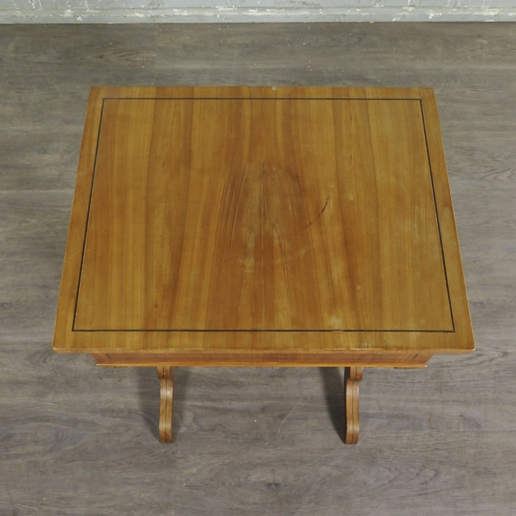 Nähtisch Biedermeier 1840 Kirschbaum