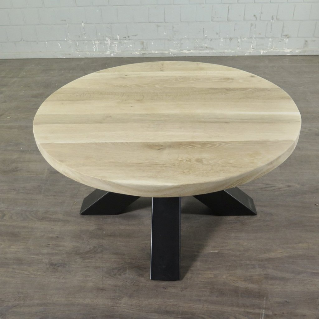 Couchtisch Tisch Eiche Ø 0,85 m