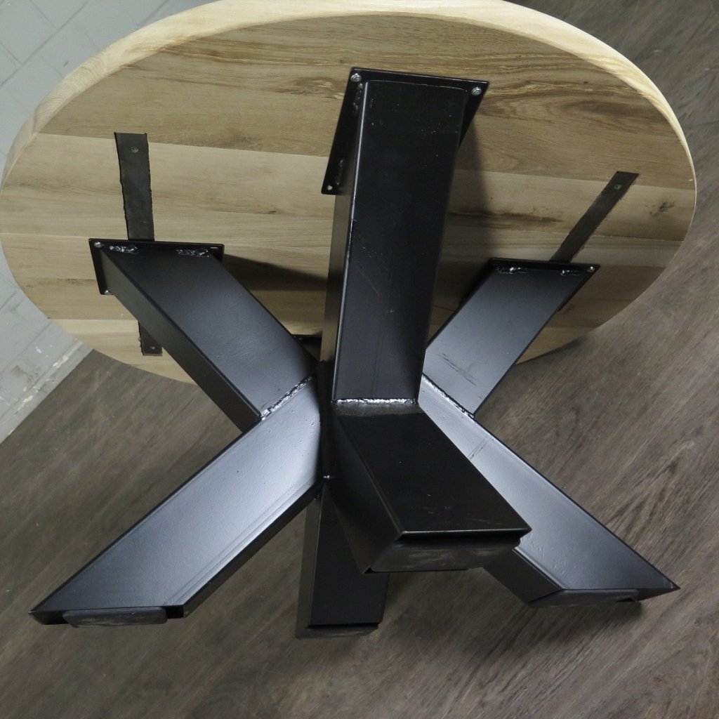 Couchtisch Tisch Eiche Ø 0,85 m