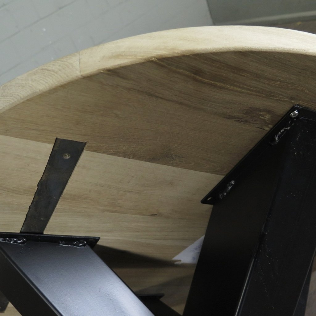 Couchtisch Tisch Eiche Ø 0,85 m