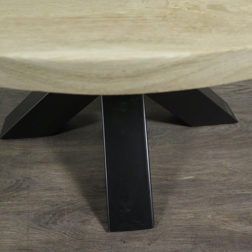 Couchtisch Tisch Eiche Ø 0,85 m