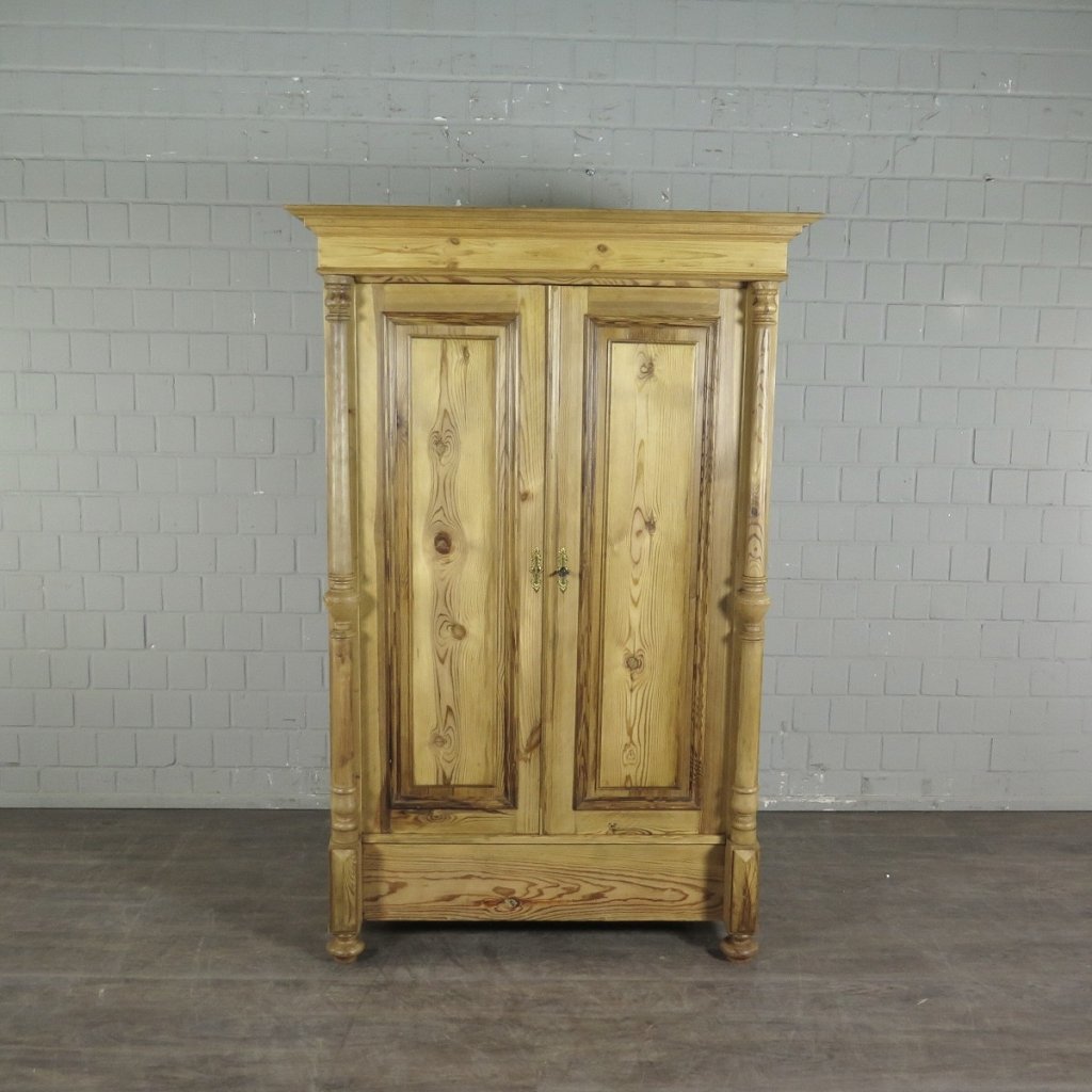 Schrank Kleiderschrank Gründerzeit 1880 Kiefer
