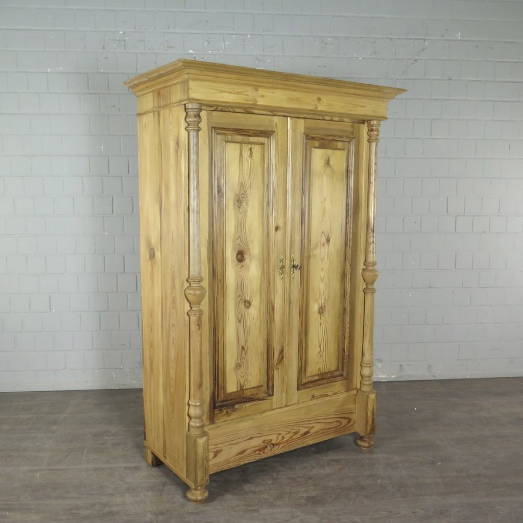 Schrank Kleiderschrank Gründerzeit 1880 Kiefer                                        