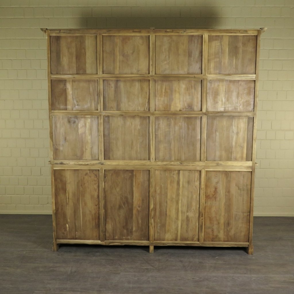 Vitrine Bücherschrank Teakholz 2,12 m
