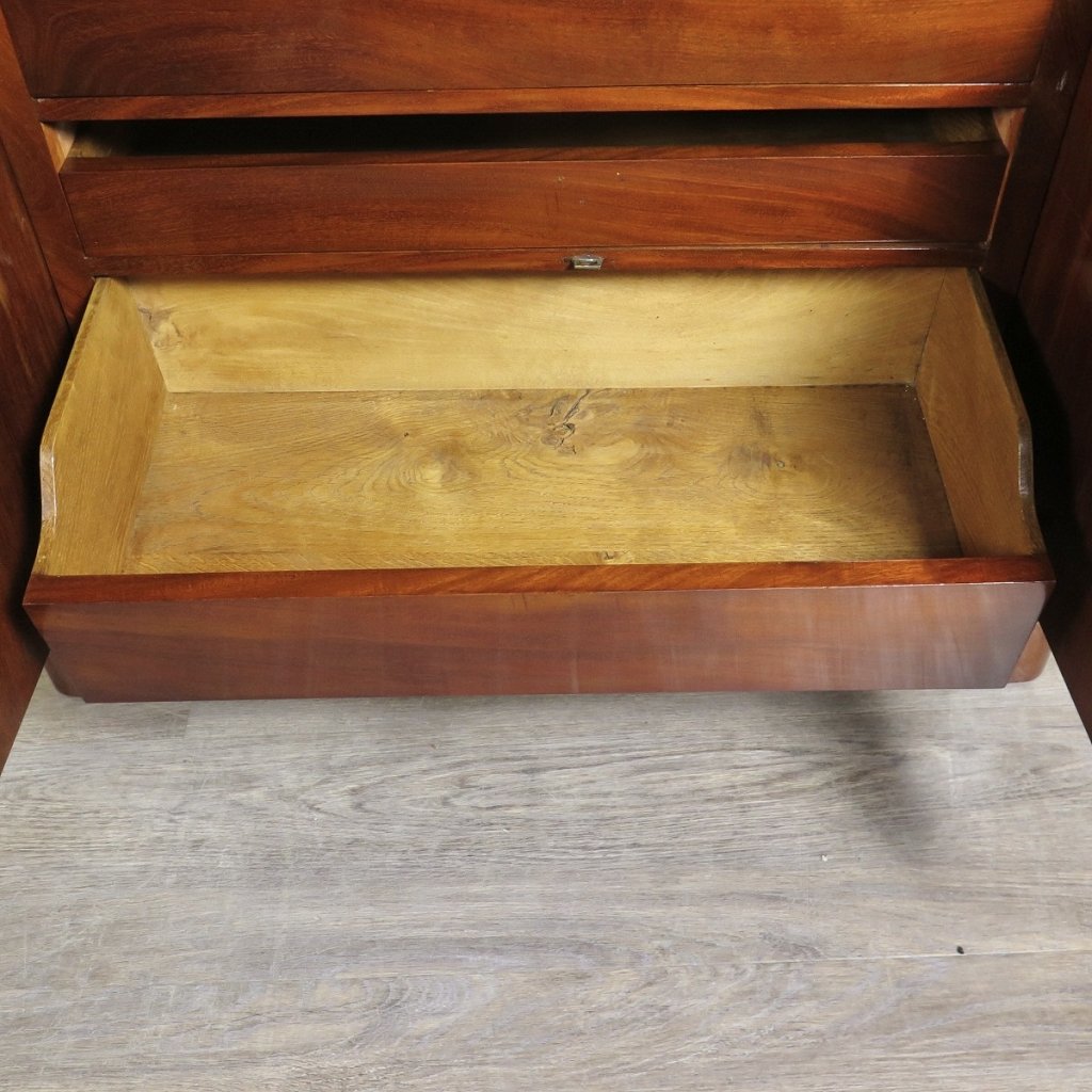 Sekretär Biedermeier 1840 Mahagoni