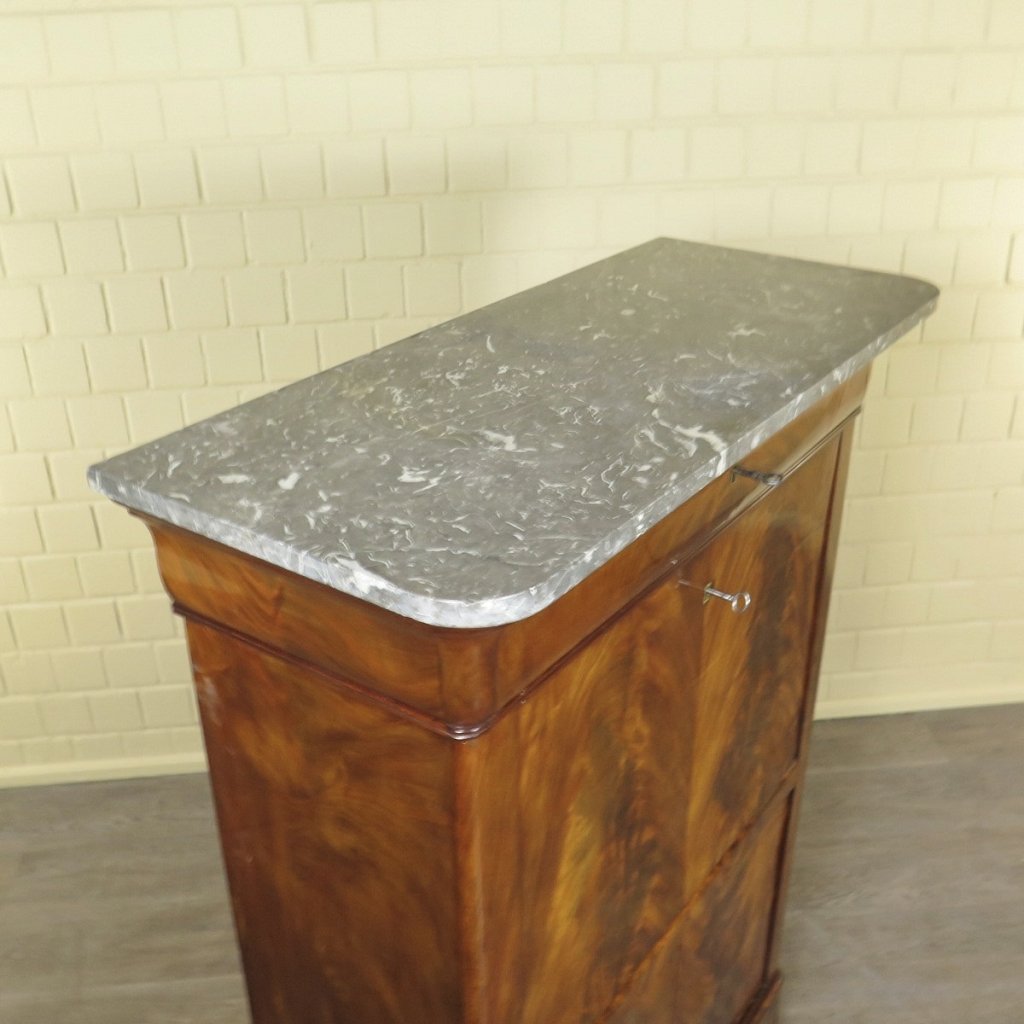 Sekretär Biedermeier 1840 Mahagoni