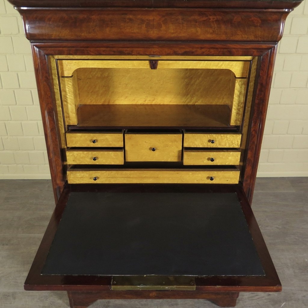 Sekretär Biedermeier 1830 Mahagoni