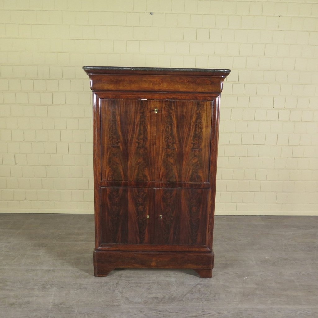 Sekretär Biedermeier 1830 Mahagoni