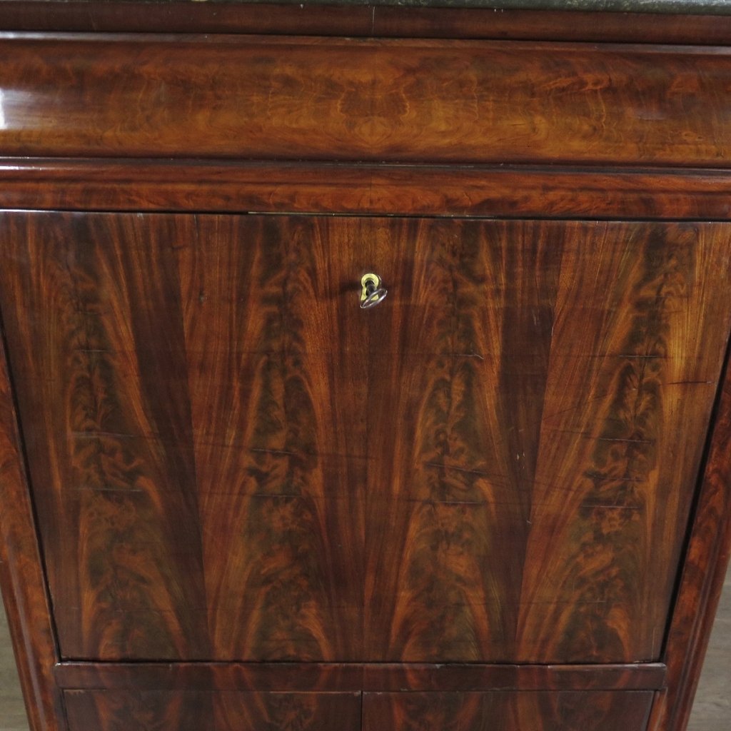 Sekretär Biedermeier 1830 Mahagoni