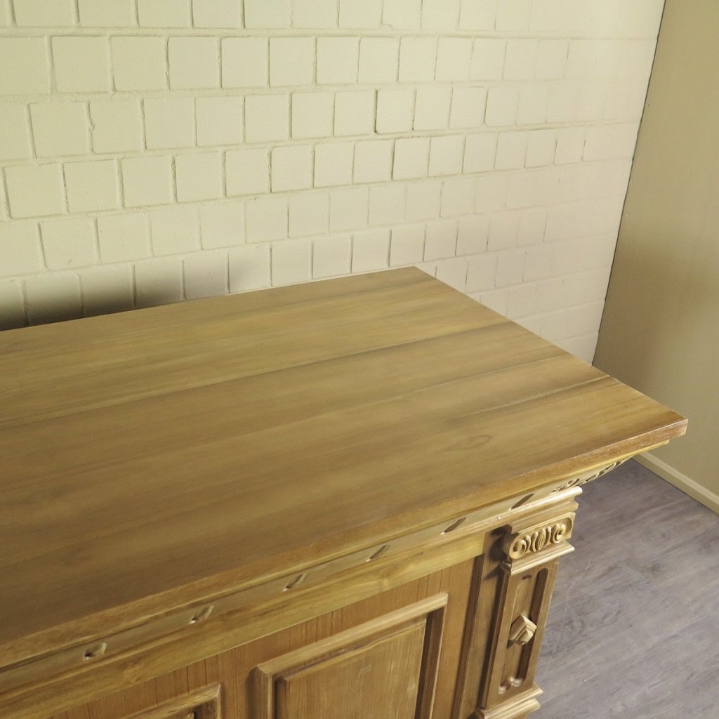 Theke Tresen Bella Elegance 2,60 m Teakholz