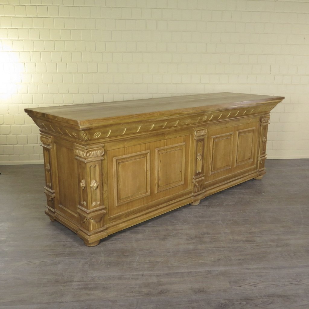 Theke Tresen Bella Elegance 2,60 m Teakholz