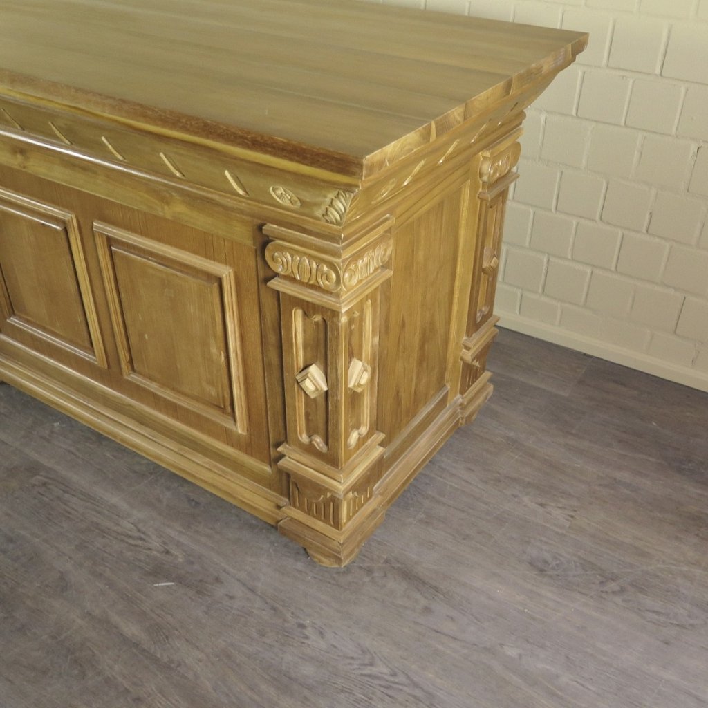 Theke Tresen Bella Elegance 2,60 m Teakholz