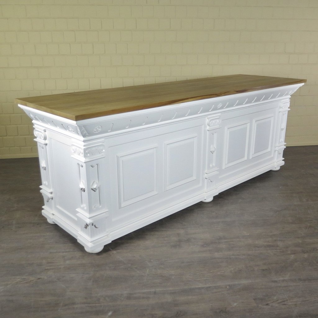 Theke Tresen Bella Elegance 2,60 m Teakholz