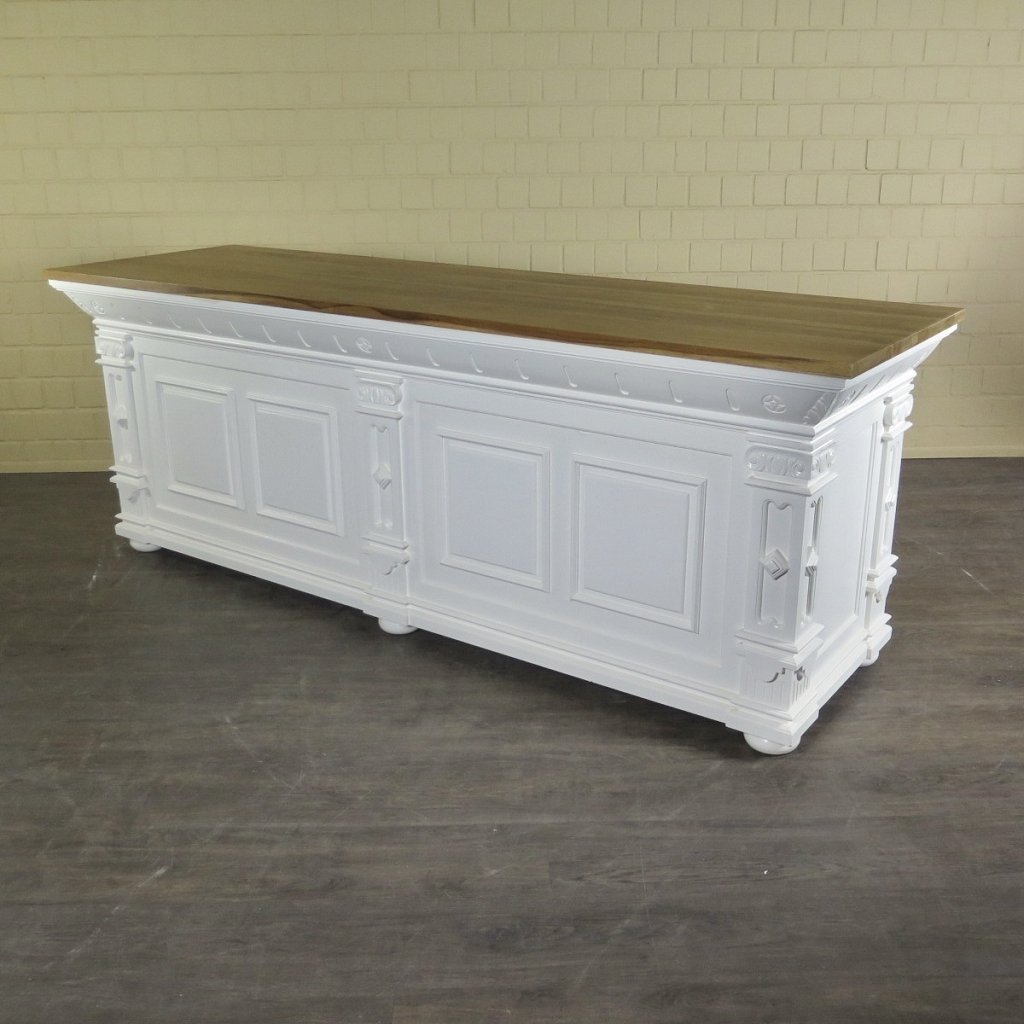 Theke Tresen Bella Elegance 2,60 m Teakholz