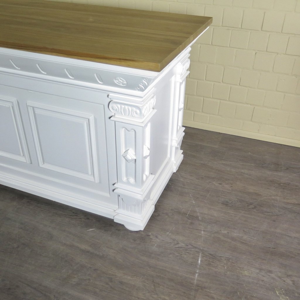 Theke Tresen Bella Elegance 2,60 m Teakholz