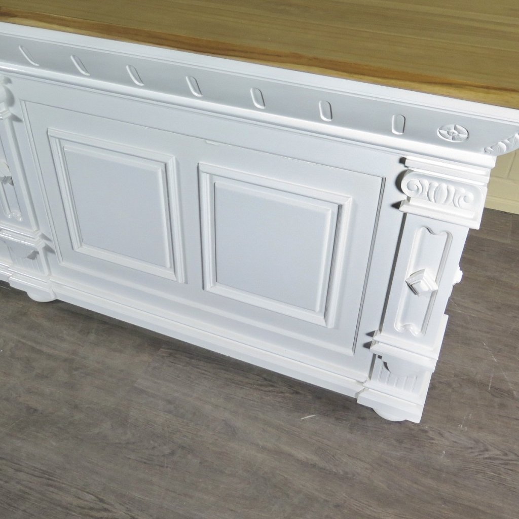 Theke Tresen Bella Elegance 2,60 m Teakholz