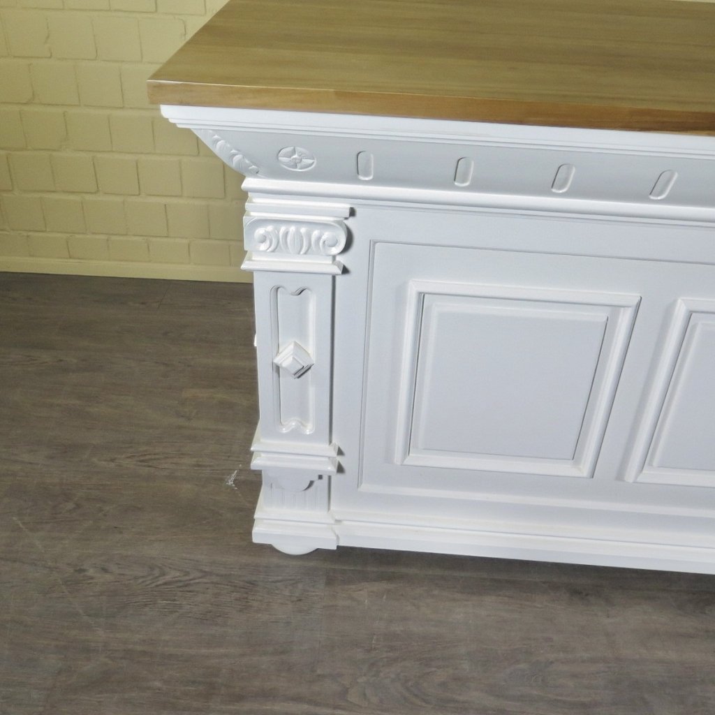 Theke Tresen Bella Elegance 2,60 m Teakholz