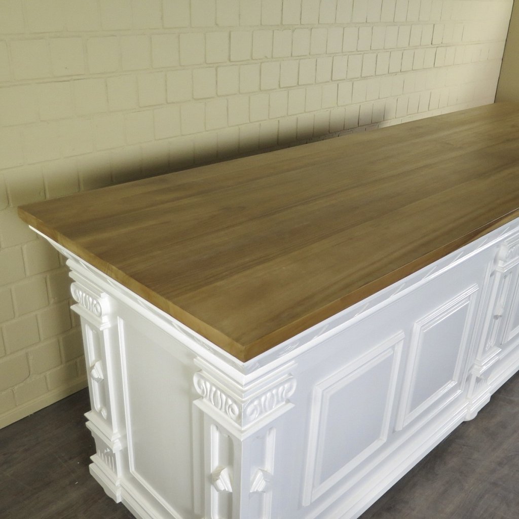 Theke Tresen Bella Elegance 2,60 m Teakholz