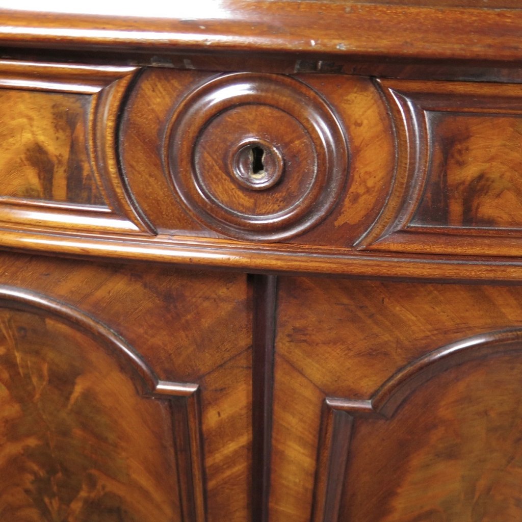 Vertiko mit Aufsatz Aufsatzvertiko Biedermeier 1860 Mahagoni