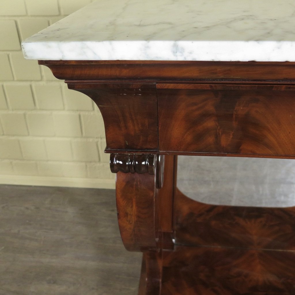 Wandtisch Konsolentisch Biedermeier 1820 Mahagoni