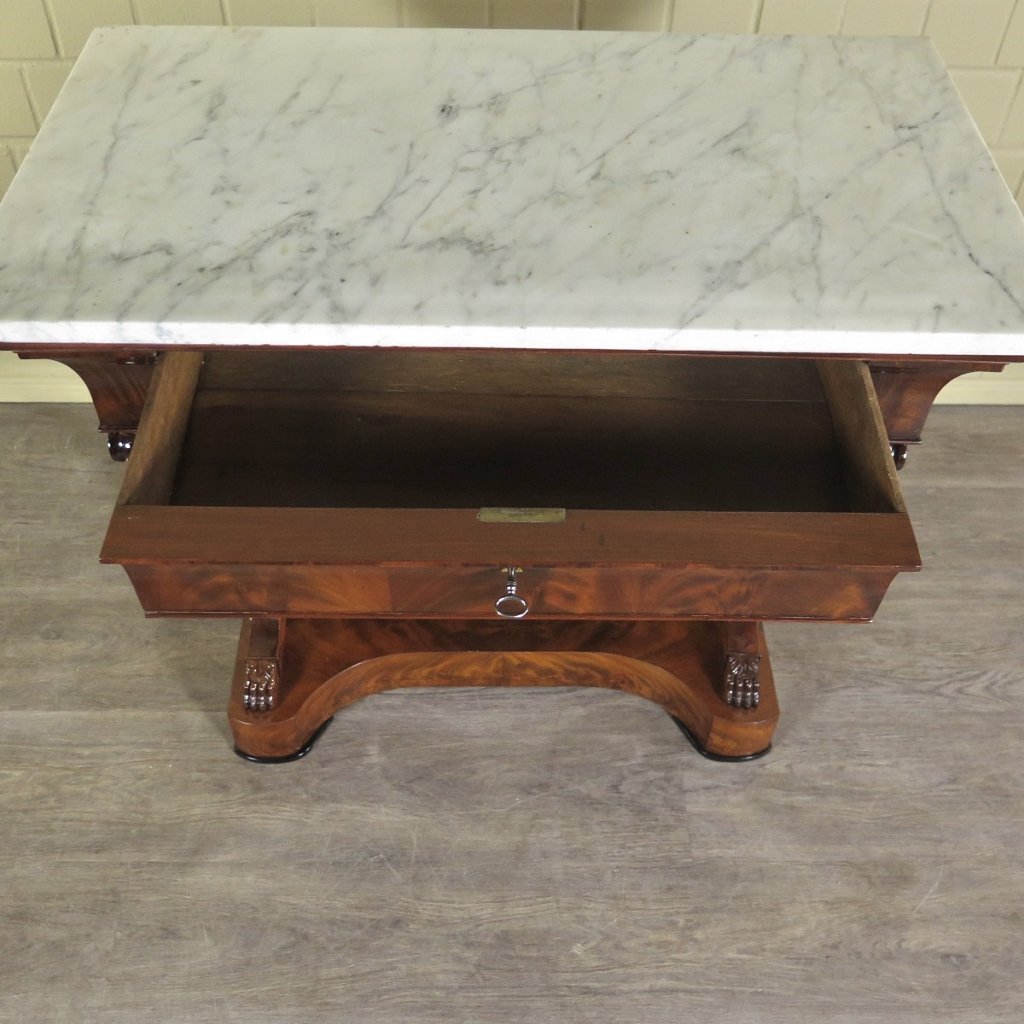 Wandtisch Konsolentisch Biedermeier 1820 Mahagoni