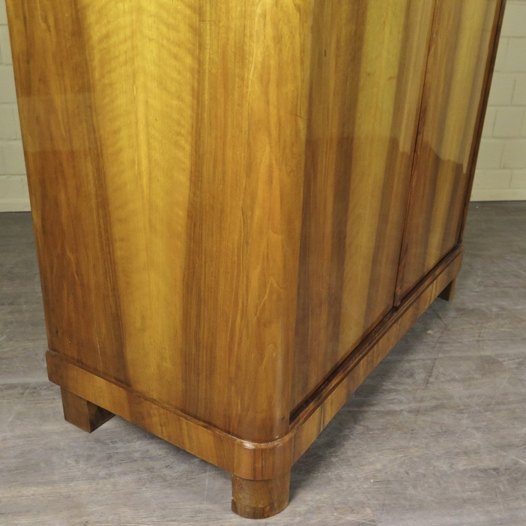 Kleiderschrank Schrank Biedermeier 1840 Nussbaum
