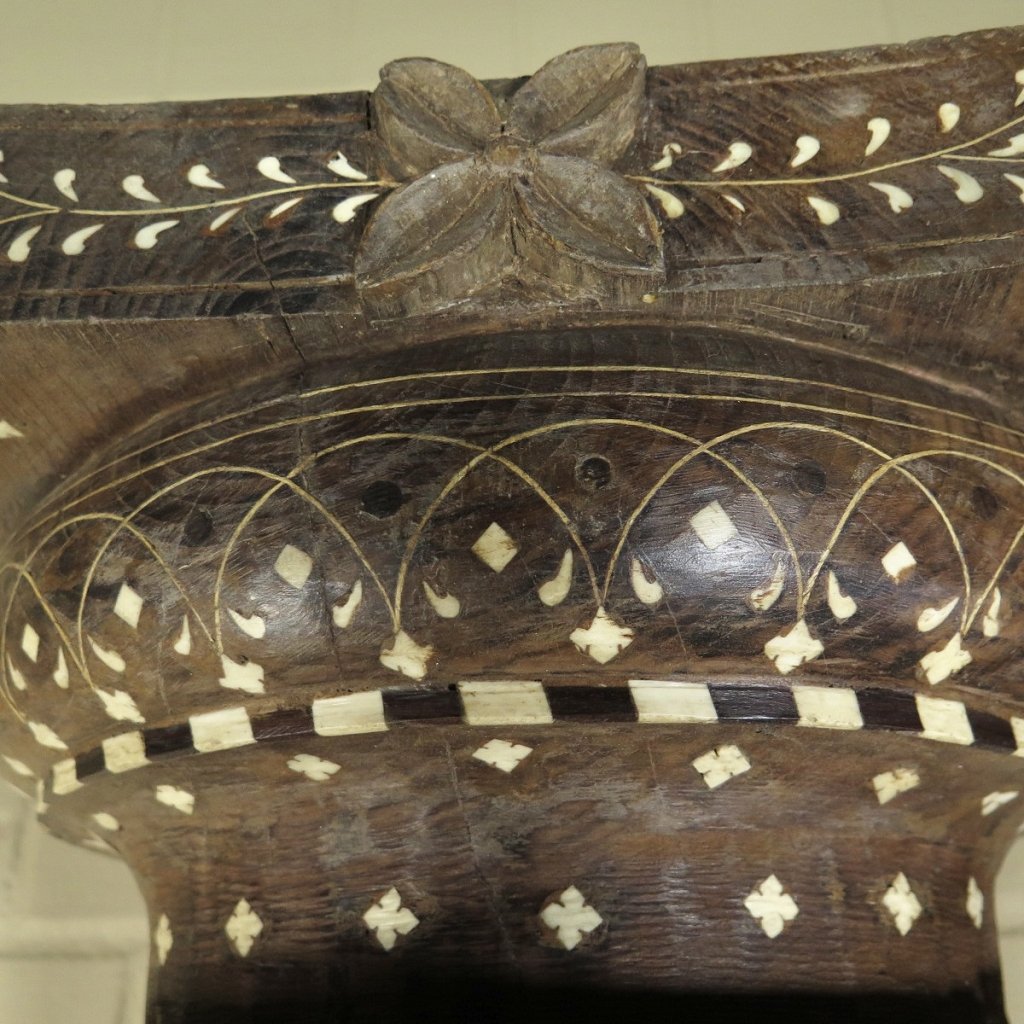 Säulen Säule Pfeiler 1910 Teakholz Set