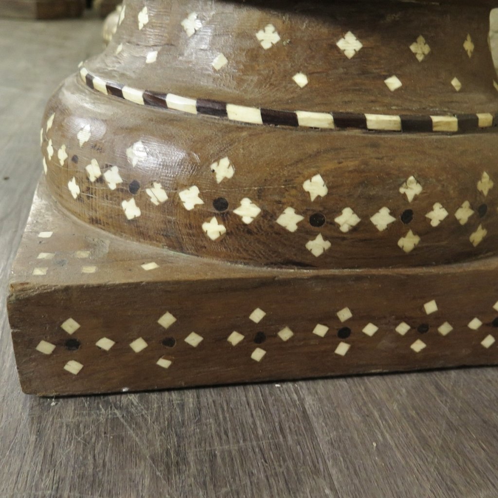 Säulen Säule Pfeiler 1910 Teakholz Set