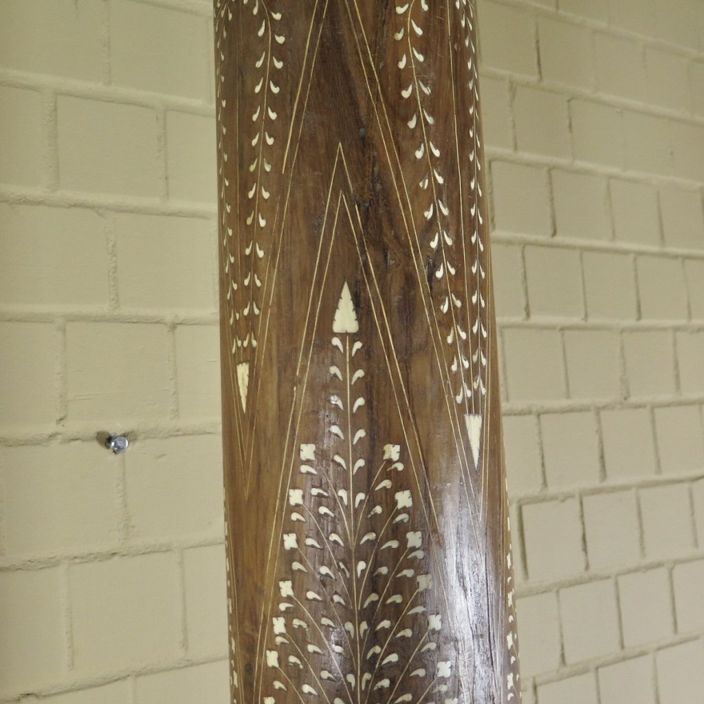 Säulen Säule Pfeiler 1910 Teakholz Set