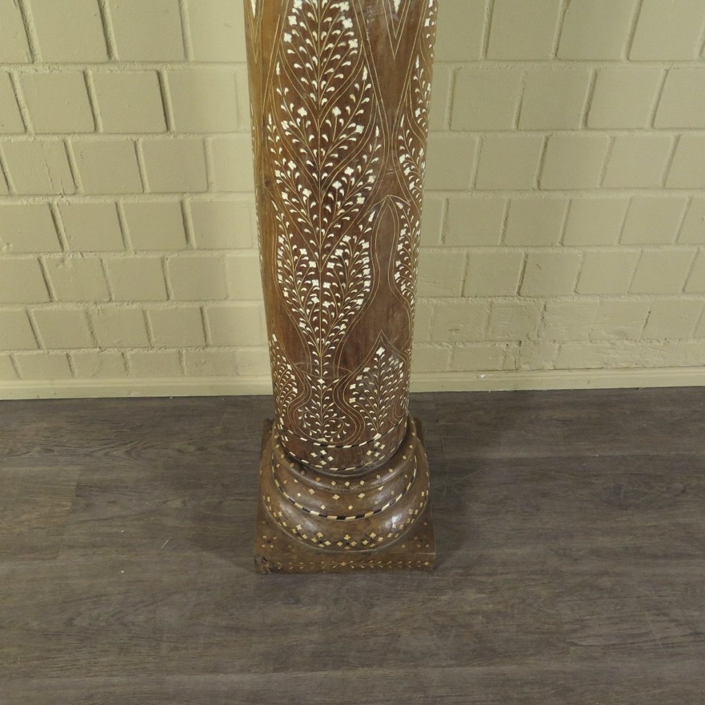 Säulen Säule Pfeiler 1910 Teakholz Set
