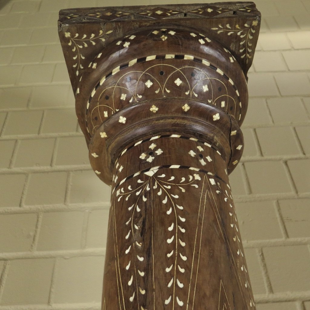 Säulen Säule Pfeiler 1910 Teakholz Set