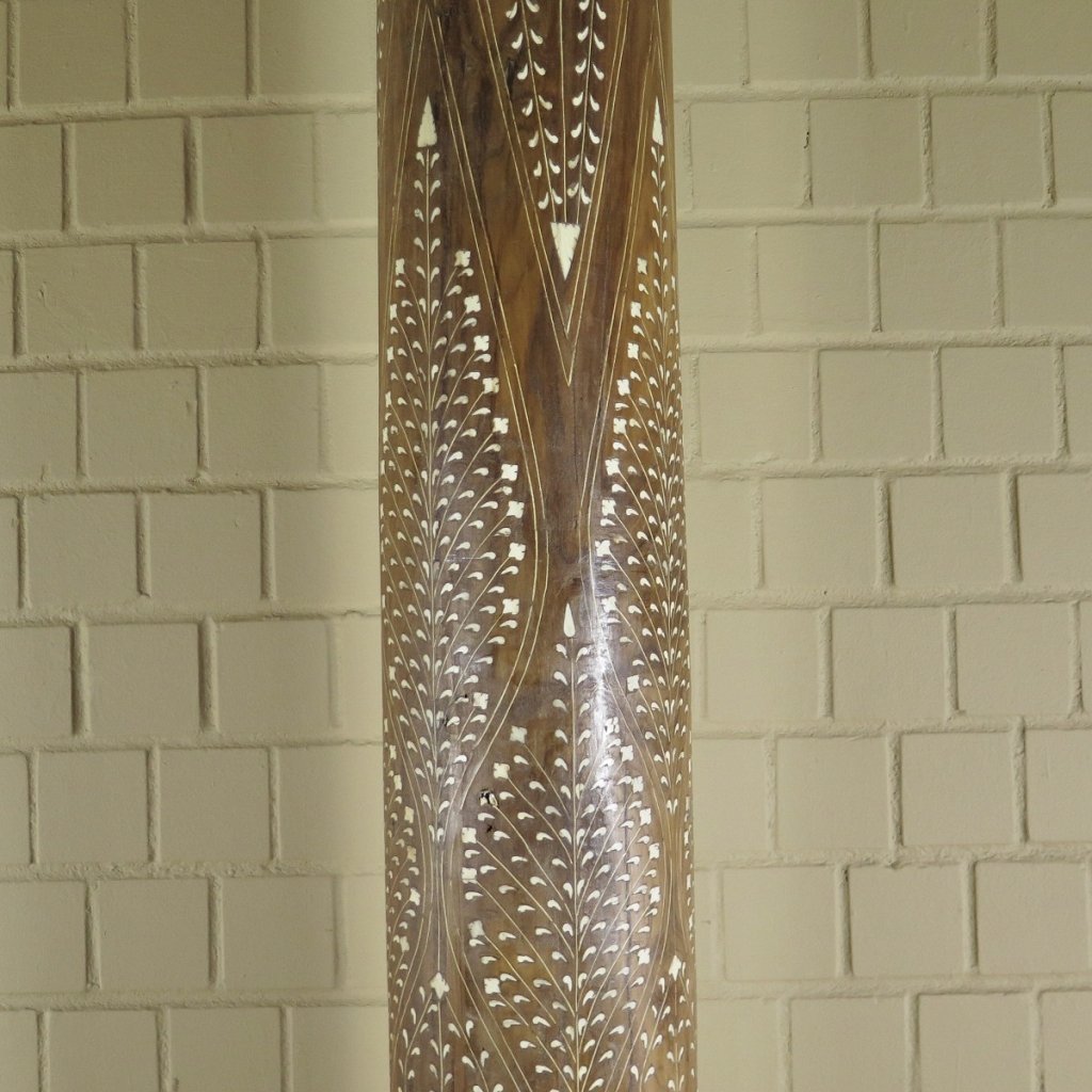 Säulen Säule Pfeiler 1910 Teakholz Set