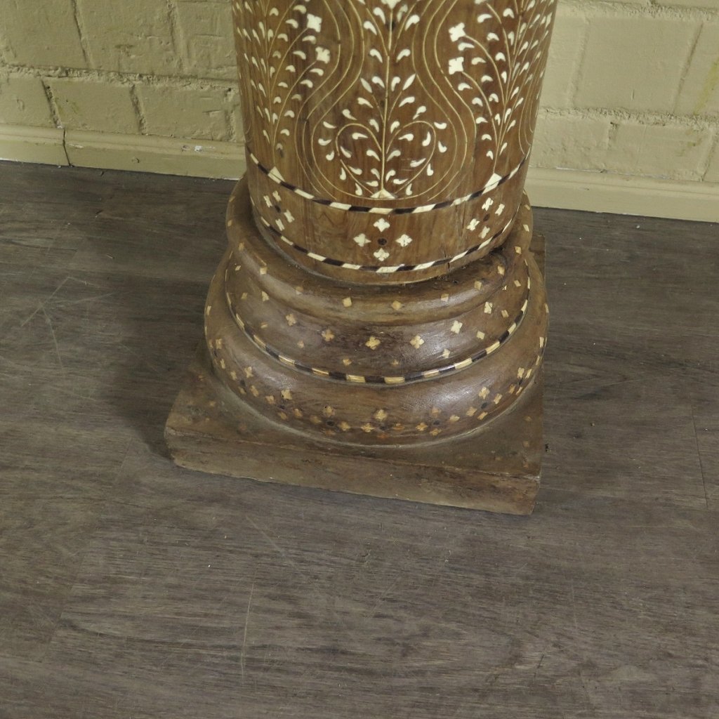 Säulen Säule Pfeiler 1910 Teakholz Set