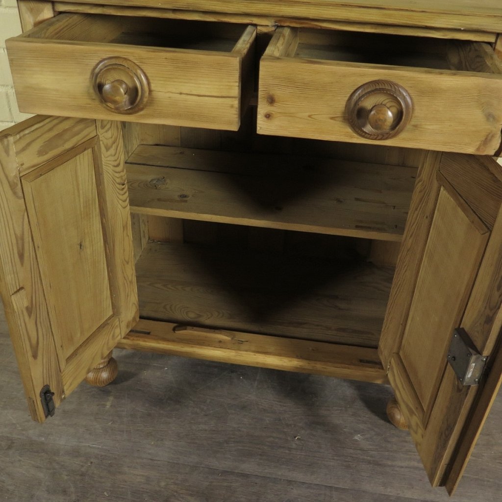 Anrichte Halbschrank Gründerzeit 1880 Kiefer