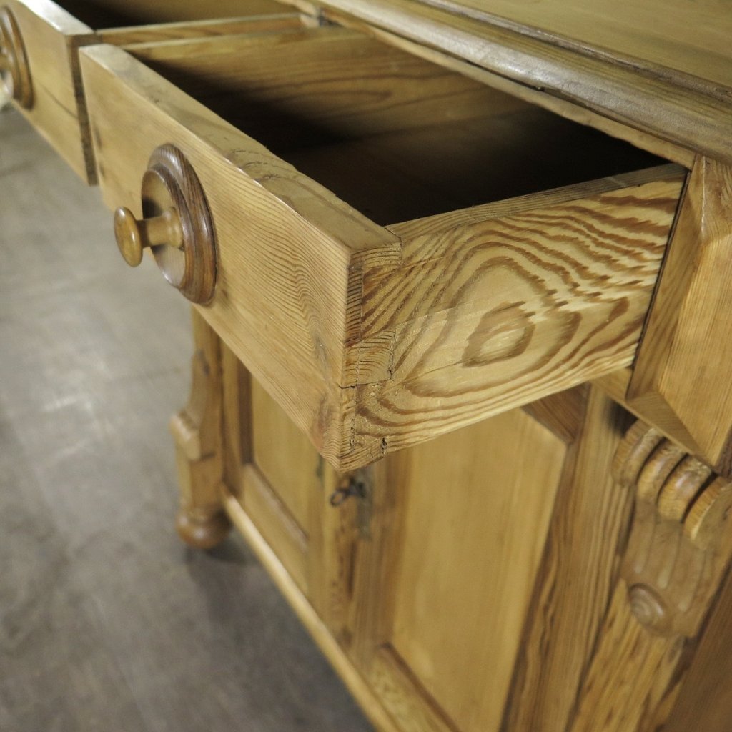Anrichte Halbschrank Gründerzeit 1880 Kiefer