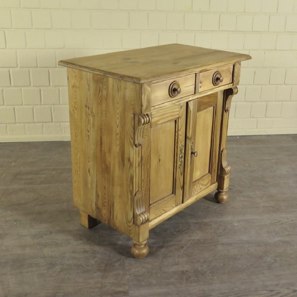 Anrichte Halbschrank Gründerzeit 1880 Kiefer                  