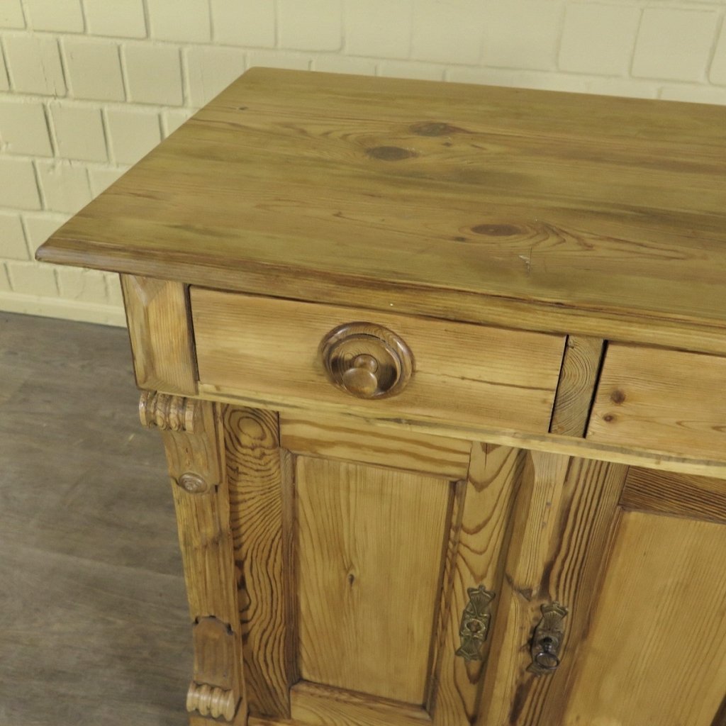 Anrichte Halbschrank Gründerzeit 1880 Kiefer